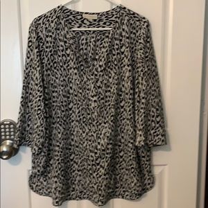 Black & White blouse